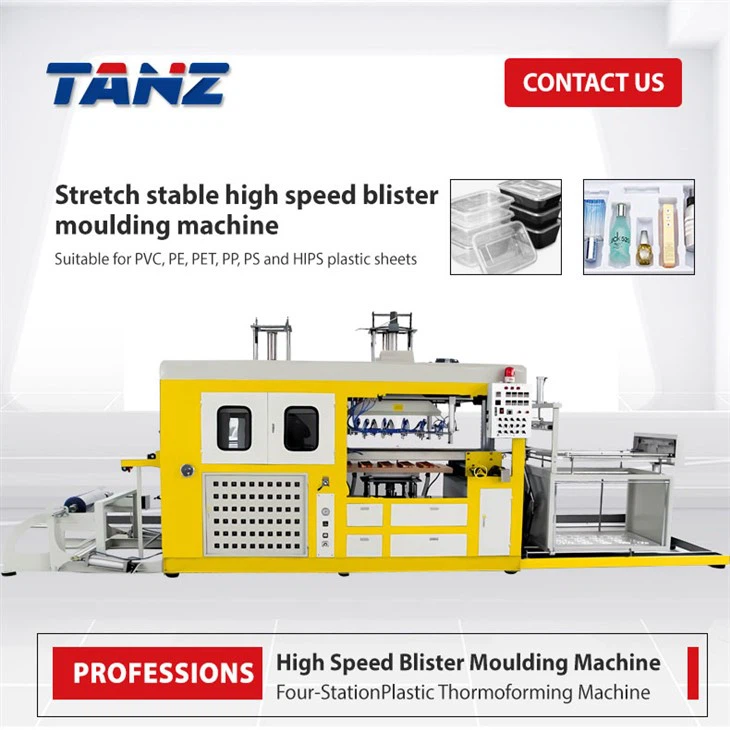 High-spped Plastic Thermoforming Machine For Plastic Trays